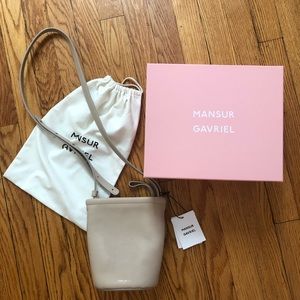 Mansur Gavriel Mini Zip Bucket Bag